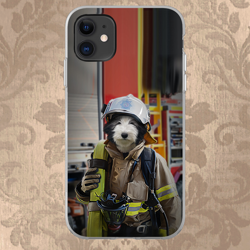 Tails And Paws Phone Case THE FIREFIGHTER - CUSTOM PET PHONE CASE