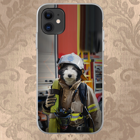 Tails And Paws Phone Case THE FIREFIGHTER - CUSTOM PET PHONE CASE