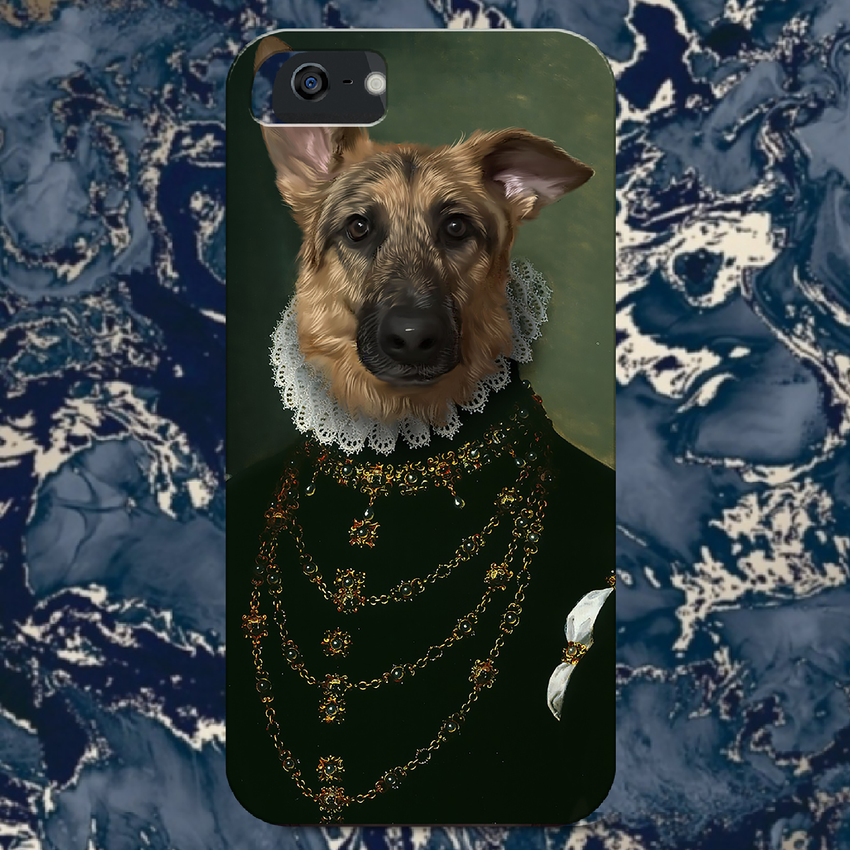 Tails And Paws Phone Case THE QUEEN OF PAWS - CUSTOM PET PHONE CASE