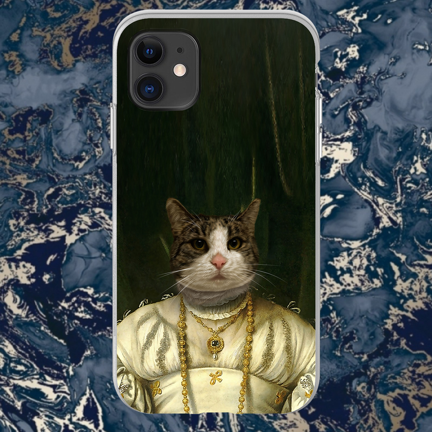 Tails And Paws Phone Case THE QUEEN OF YELLOW - CUSTOM PET PHONE CASE