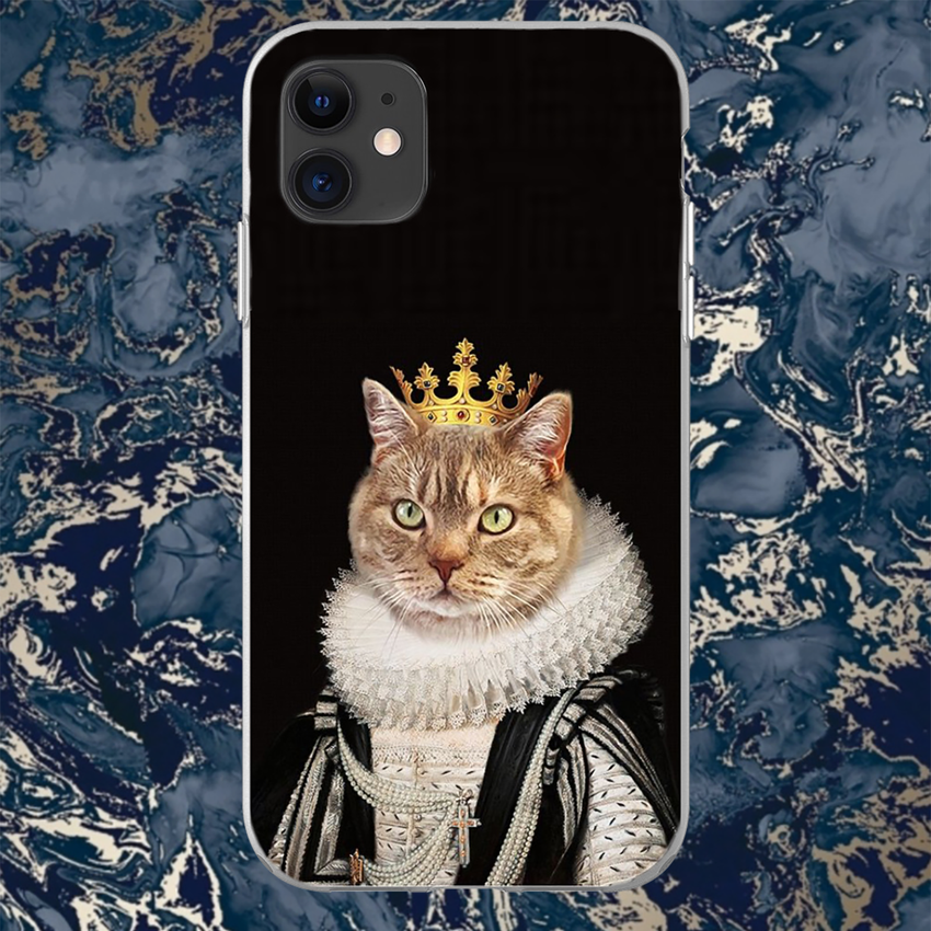 Tails And Paws Phone Case THE SILVER QUEEN - CUSTOM PET PHONE CASE