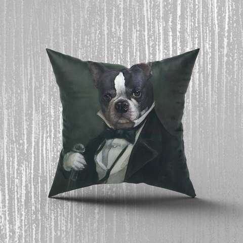 Tails And Paws Pillow THE ARISTOCRAT - CUSTOM PET PILLOW