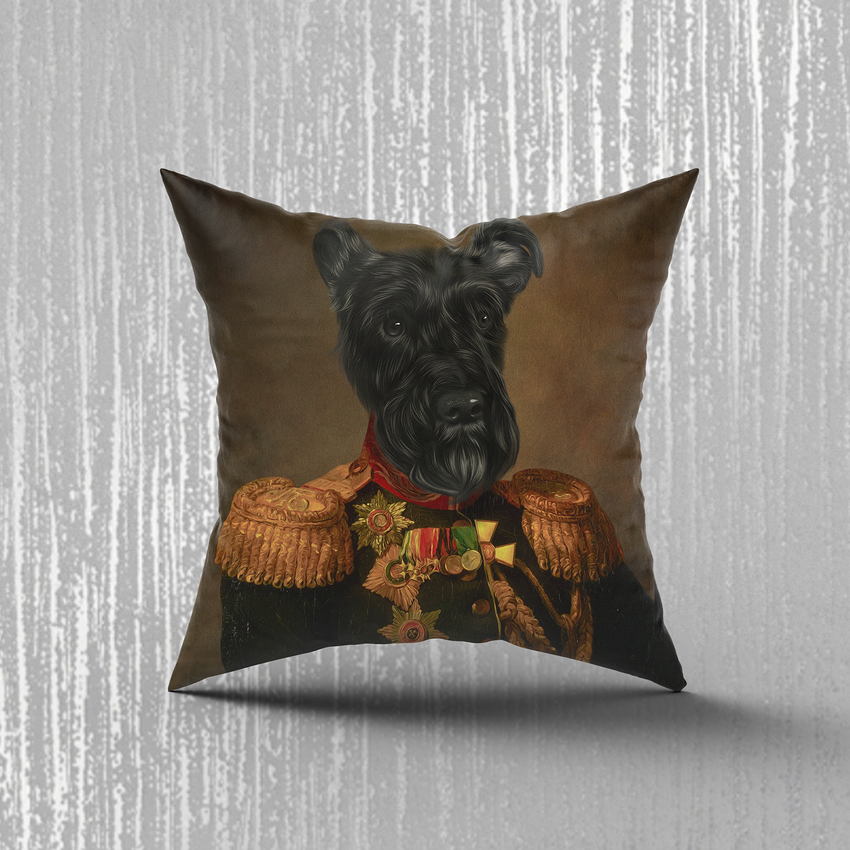 Tails And Paws Pillow THE BRIGHADIERE - CUSTOM PET PILLOW