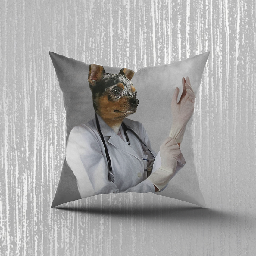 Tails And Paws Pillow THE DOGTOR - CUSTOM PET PILLOW