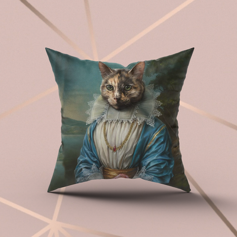 Tails And Paws PILLOW THE LADY - CUSTOM PET PILLOW