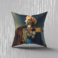 Tails And Paws PILLOW THE LIEUTENANT COLONEL - CUSTOM PET PILLOW