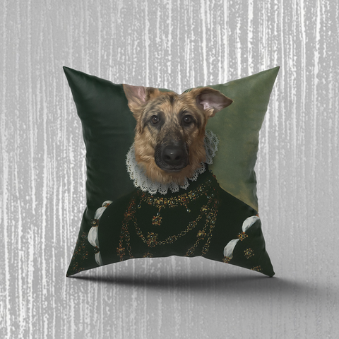 Tails And Paws Pillow THE QUEEN OF PAWS - CUSTOM PET PILLOW