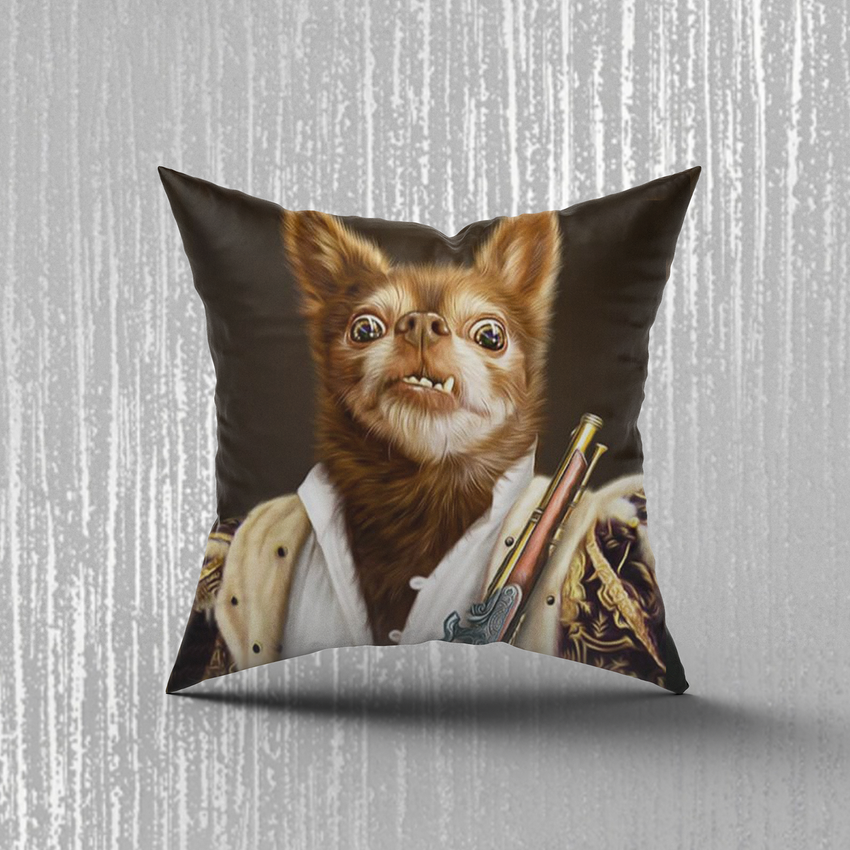 Tails And Paws PILLOW THE REBEL - CUSTOM PET PILLOW