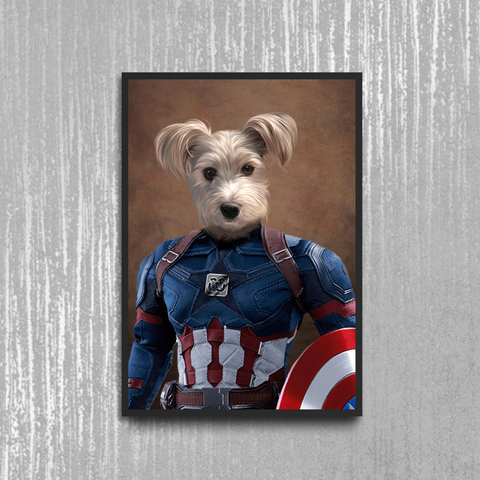 Tails And Paws Poster A4 8.3” X 11.7” THE AMERIPAW - CUSTOM PET POSTER