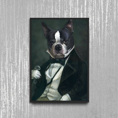 Tails And Paws Poster A4 8.3” X 11.7” THE ARISTOCRAT - CUSTOM PET POSTER