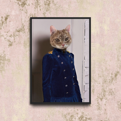 Tails And Paws Poster A4 8.3” X 11.7” THE BEAUTIFUL GIRL - CUSTOM PET POSTER