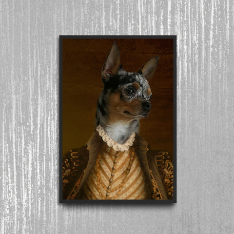 Tails And Paws Poster A4 8.3” X 11.7” THE CLASSY - CUSTOM PET POSTER