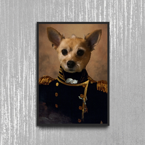Tails And Paws Poster A4 8.3” X 11.7” THE COMMANDER - CUSTOM PET POSTER