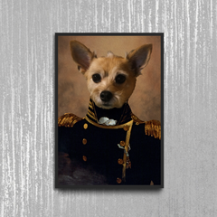 Tails And Paws Poster A4 8.3” X 11.7” THE COMMANDER - CUSTOM PET POSTER