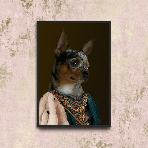Tails And Paws Poster A4 8.3” X 11.7” THE CONQUEROR - CUSTOM PET POSTER