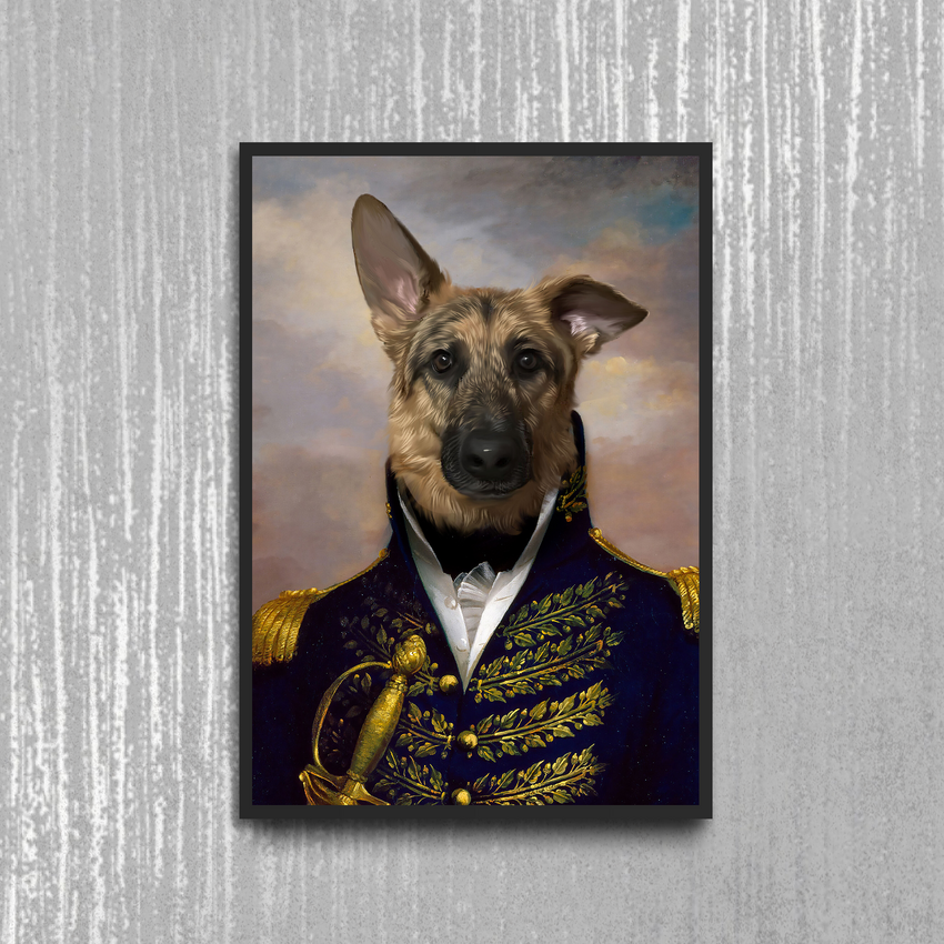 Tails And Paws Poster A4 8.3” X 11.7” THE CORNELIO - CUSTOM PET POSTER