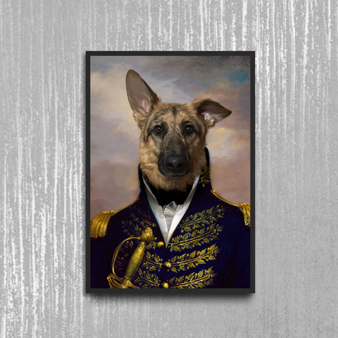 Tails And Paws Poster A4 8.3” X 11.7” THE CORNELIO - CUSTOM PET POSTER