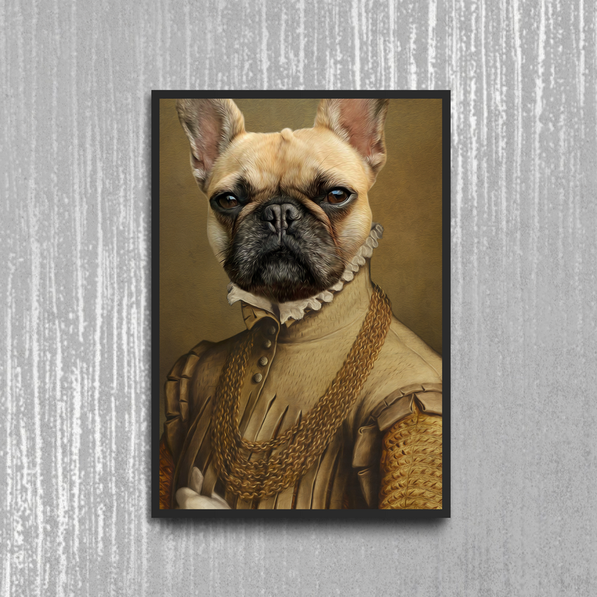 Tails And Paws Poster A4 8.3” X 11.7” THE DAME - CUSTOM PET POSTER