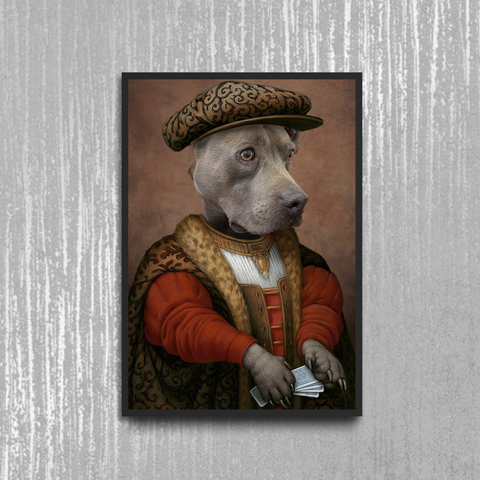 Tails And Paws Poster A4 8.3” X 11.7” THE DESIGNER - CUSTOM PET POSTER
