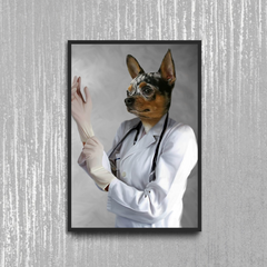 Tails And Paws Poster A4 8.3” X 11.7” THE DOGTOR - CUSTOM PET POSTER