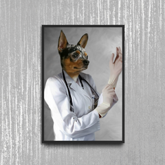 Tails And Paws Poster A4 8.3” X 11.7” THE DOGTOR - CUSTOM PET POSTER
