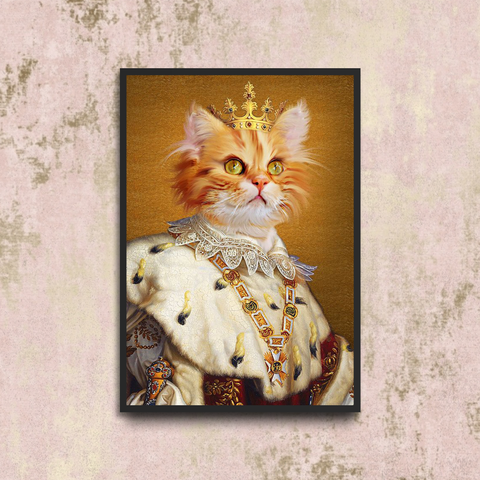 Tails And Paws Poster A4 8.3” X 11.7” THE EMPRESS - CUSTOM PET POSTER