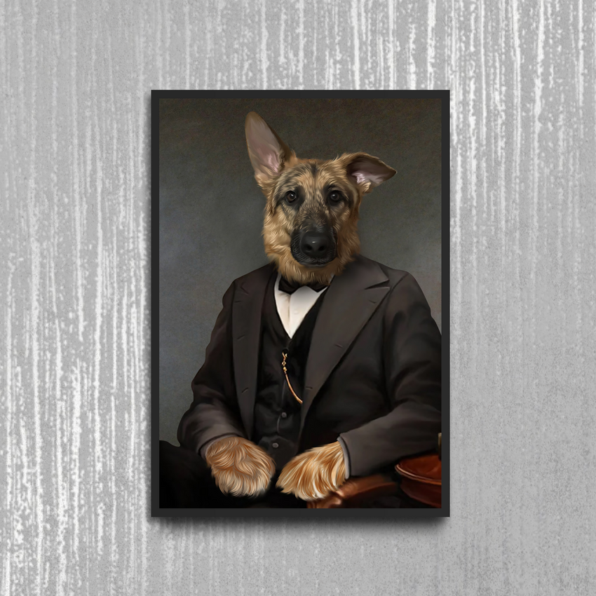 Tails And Paws Poster A4 8.3” X 11.7” THE GENTLEPET - CUSTOM PET POSTER
