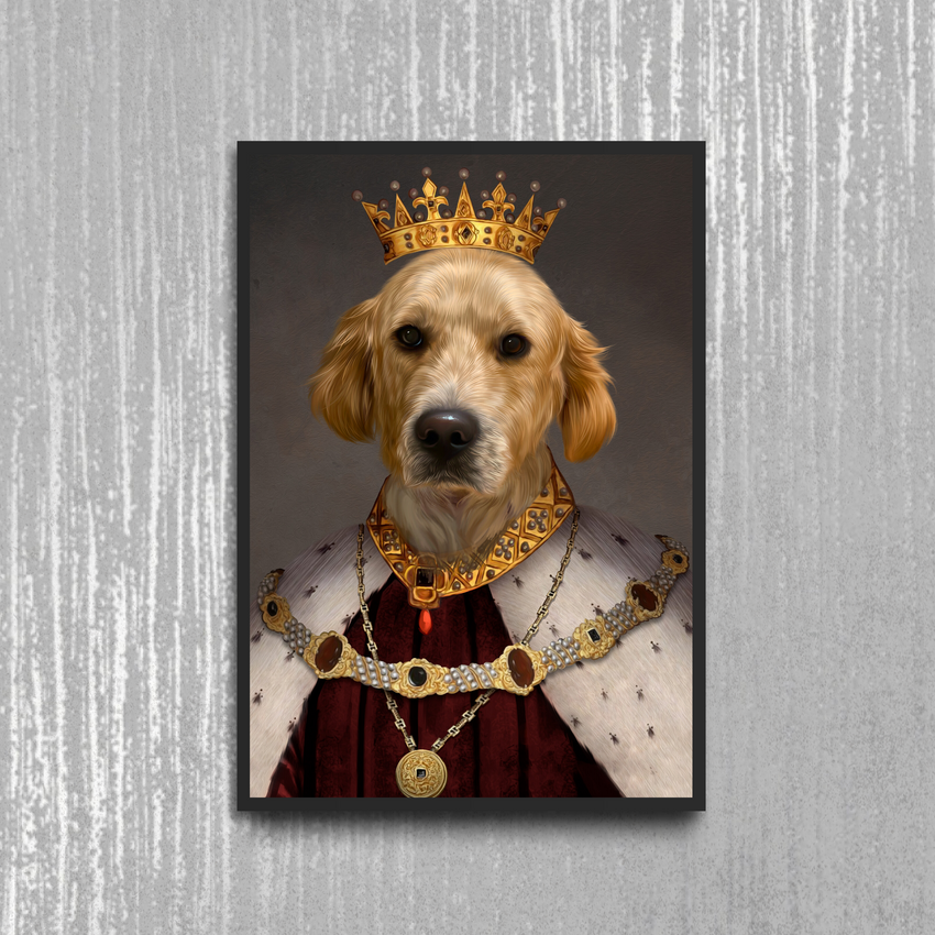 Tails And Paws Poster A4 8.3” X 11.7” THE KING MMXX (2020) - CUSTOM PET POSTER