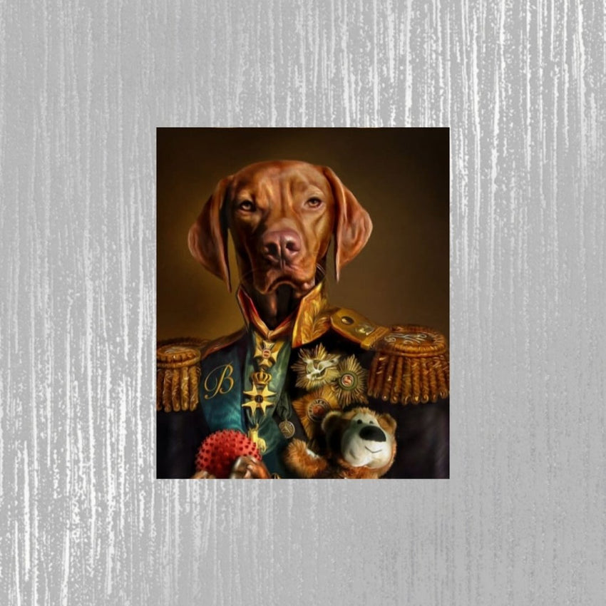 Tails And Paws Poster A4 8.3” X 11.7” THE MARSHALY - CUSTOM POSTER PET