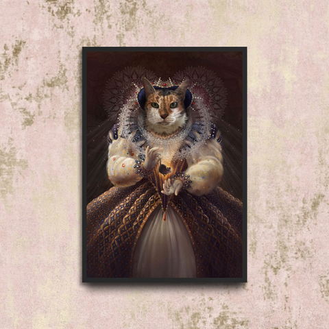 Tails And Paws Poster A4 8.3” X 11.7” THE PRICESSPAW - CUSTOM PET POSTER