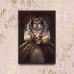 Tails And Paws Poster A4 8.3” X 11.7” THE PRICESSPAW - CUSTOM PET POSTER