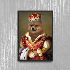 Tails And Paws Poster A4 8.3” X 11.7” THE QUEENPAW - CUSTOM PET POSTER