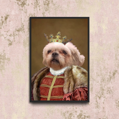 Tails And Paws Poster A4 8.3” X 11.7” THE QUEENY - CUSTOM PET POSTER