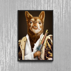 Tails And Paws Poster A4 8.3” X 11.7” THE REBEL - CUSTOM PET POSTER