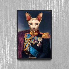 Tails And Paws Poster A4 8.3” X 11.7” THE SOLDIER - CUSTOM PET POSTER