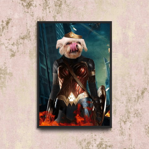 Tails And Paws Poster A4 8.3” X 11.7” THE WONDERPAW - CUSTOM PET POSTER