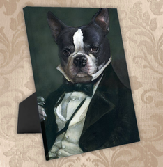 Tails And Paws Standing Canvas THE ARISTOCRAT - CUSTOM PET STANDING CANVAS