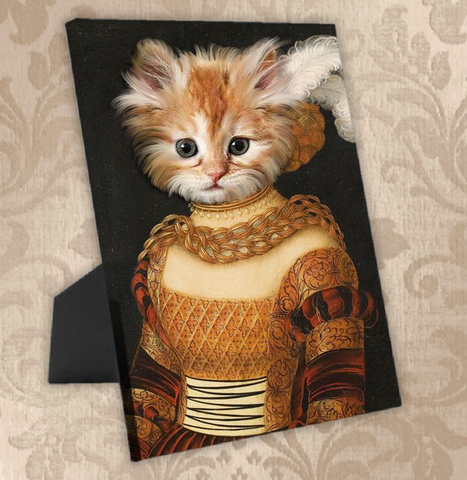 Tails And Paws Standing Canvas THE BARONESSY - CUSTOM PET STANDING CANVAS
