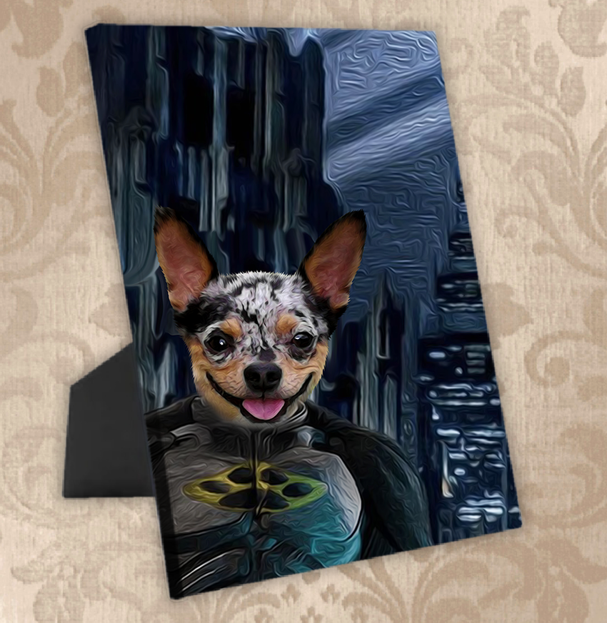 Tails And Paws Standing Canvas THE BATITOY - CUSTOM PET STANDING CANVAS