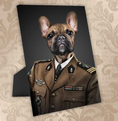 Tails And Paws Standing Canvas THE CAPTAIN - CUSTOM PET STANDING CANVAS