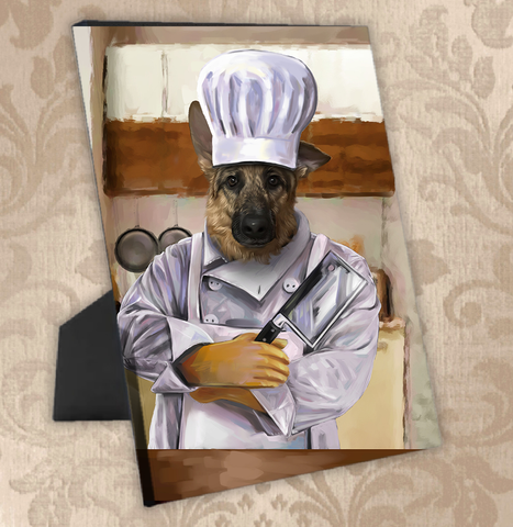 Tails And Paws Standing Canvas THE CHEF - CUSTOM PET STANDING CANVAS