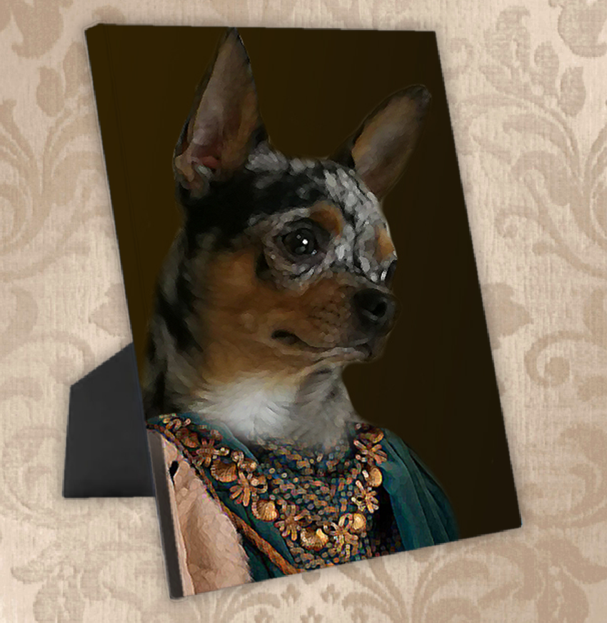 Tails And Paws Standing Canvas THE CONQUEROR - CUSTOM PET STANDING CANVAS