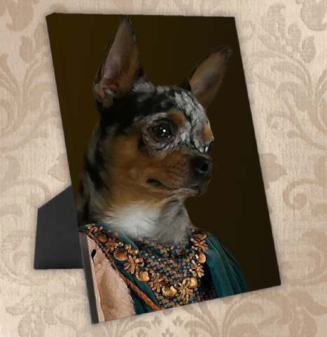 Tails And Paws Standing Canvas THE CONQUEROR - CUSTOM PET STANDING CANVAS