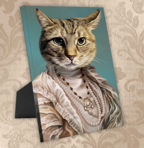 Tails And Paws Standing Canvas THE COUNTESS - CUSTOM PET STANDING CANVAS