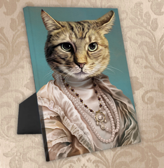 Tails And Paws Standing Canvas THE COUNTESS - CUSTOM PET STANDING CANVAS