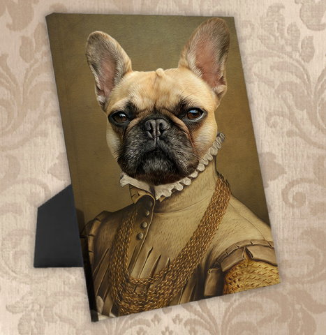 Tails And Paws Standing Canvas THE DAME - CUSTOM PET STANDING CANVAS