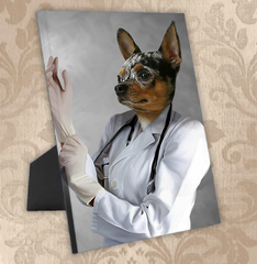 Tails And Paws Standing Canvas THE DOGTOR - CUSTOM PET STANDING CANVAS
