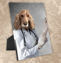 Tails And Paws Standing Canvas THE DOGTOR - CUSTOM PET STANDING CANVAS