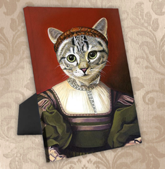 Tails And Paws Standing Canvas THE DONCELLA - CUSTOM PET STANDING CANVAS