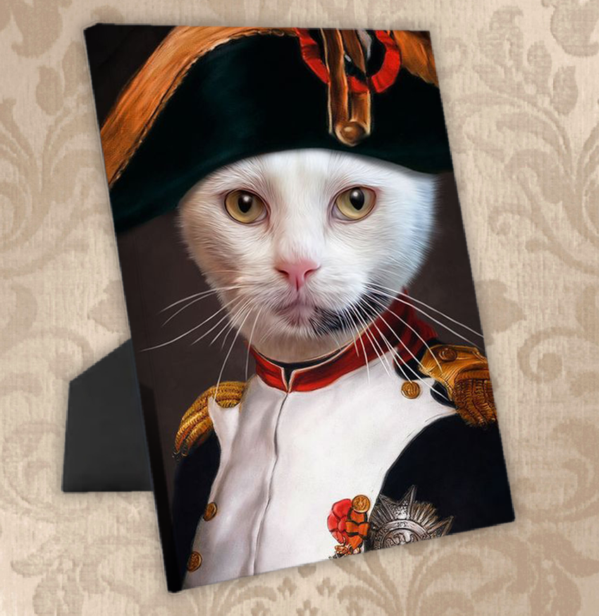 Tails And Paws Standing Canvas THE EMPEROR - CUSTOM PET STANDING CANVAS